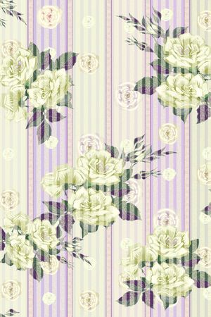 碎花印花花型图片