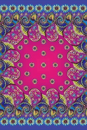 佩斯利印花花型图片