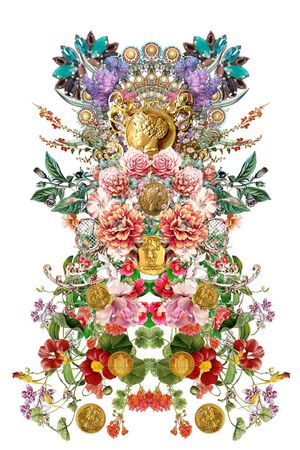 花卉印花花型图片