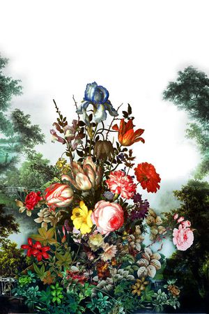 油画印花花型图片
