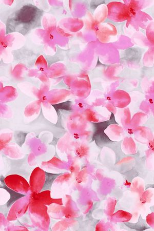 ♥红桃A〖花鸟天堂〗印花花型图片