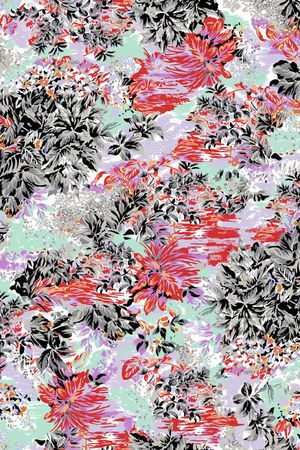 花卉印花花型图片