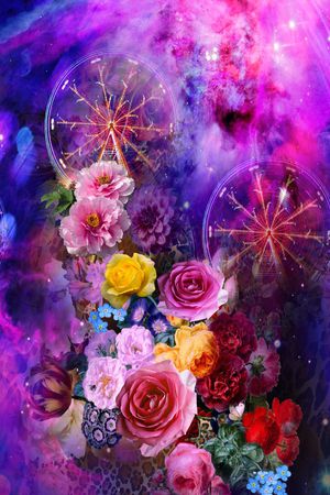 花卉印花花型图片