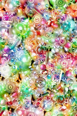 几何图像印花花型图片