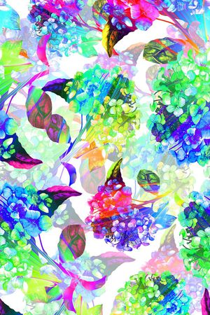 抽象印花花型图片