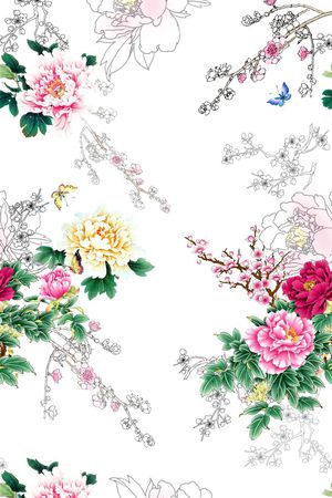 定位印花花型图片