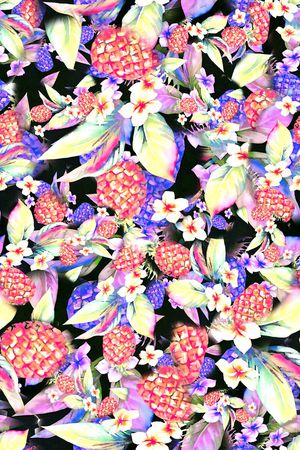 数码★花卉图案印花花型图片