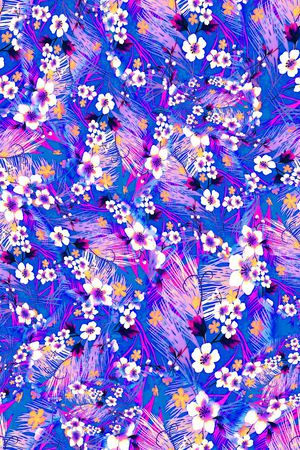 数码★花卉图案印花花型图片