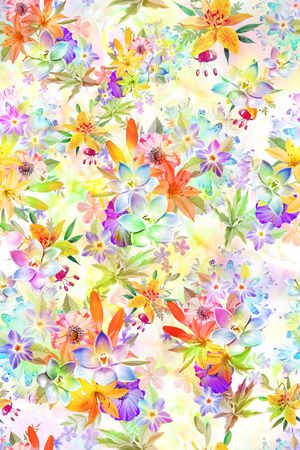 花卉印花花型图片