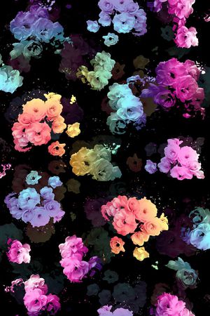 花卉印花花型图片