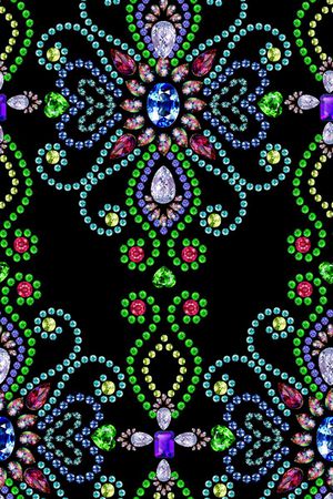 珠宝印花花型图片