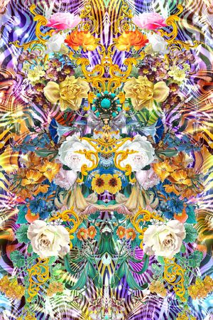 定位印花花型图片