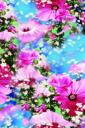 花卉印花花型图片