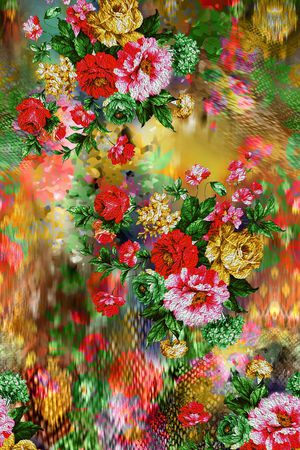 印花花型图片
