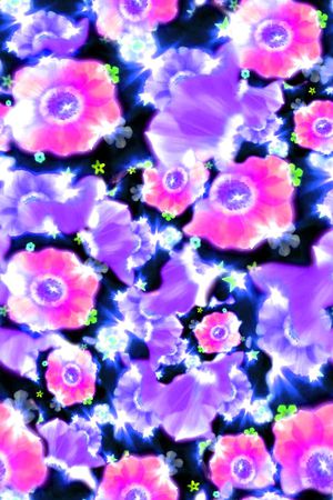 数码★花卉图案印花花型图片