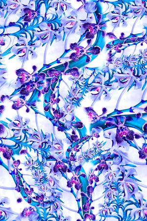 数码★花卉图案印花花型图片