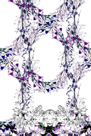 花卉印花花型图片