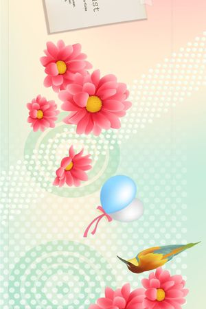 长巾印花花型图片