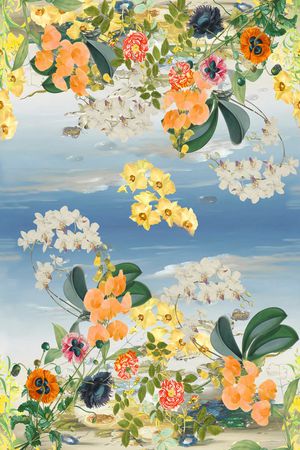 花卉印花花型图片
