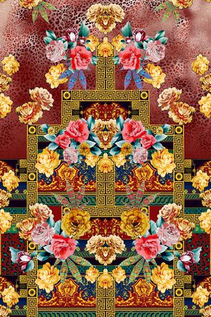 定位印花花型图片