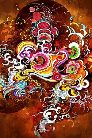 印花花型图片