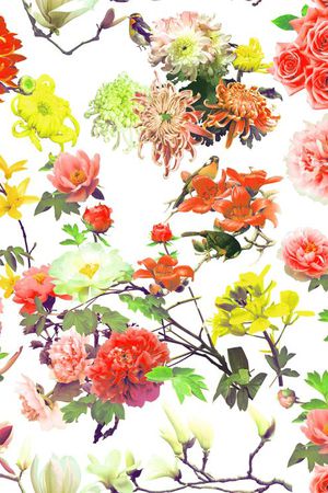 花卉-欧式花纹印花花型图片