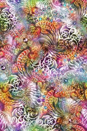 民族风印花花型图片