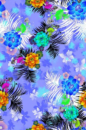 花卉印花花型图片