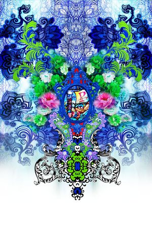 民族风印花花型图片