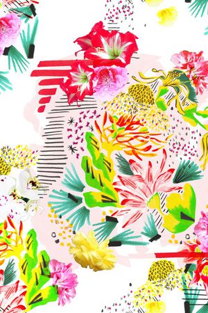 花卉印花花型图片