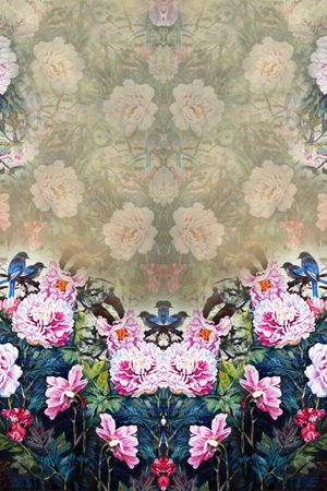 油画花型  定位花型印花花型图片