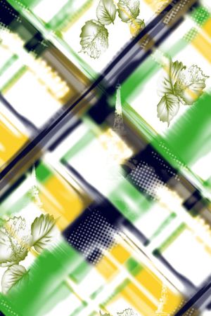 四方两方连续印花花型图片