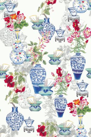 花卉印花花型图片