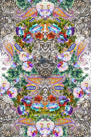 花卉印花花型图片