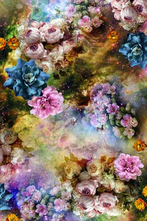 花卉印花花型图片