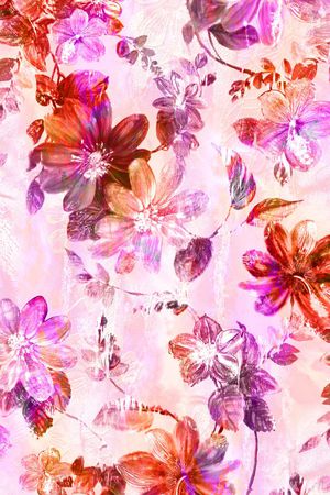 花卉印花花型图片