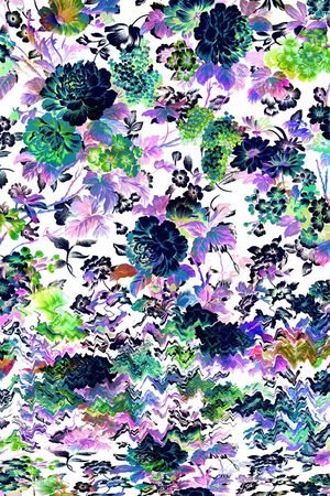 S-艺术花卉/Art印花花型图片