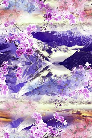 花卉印花花型图片