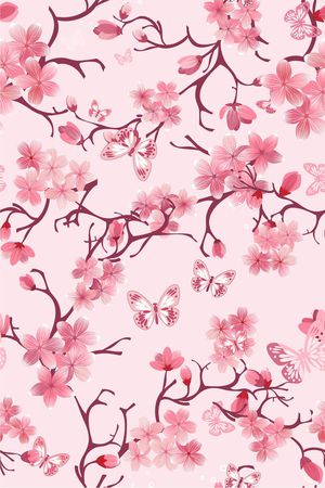 花鸟花卉印花花型图片