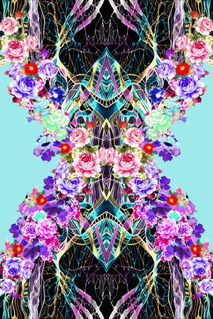 S-艺术花卉/Art印花花型图片