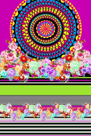 印花花型图片