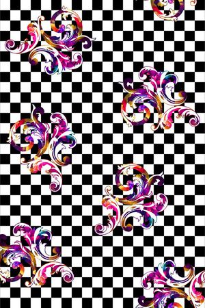 印花花型图片