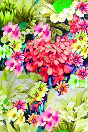 自然印花花型图片