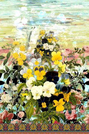 花卉印花花型图片