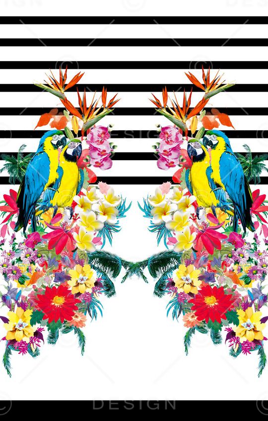 M-热带风/Tropical印花花型图片