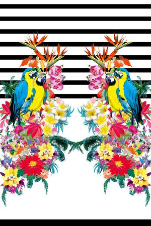 M-热带风/Tropical印花花型图片