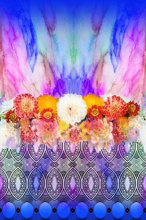 S-艺术花卉/Art印花花型图片