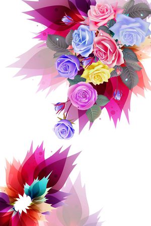 定位印花花型图片
