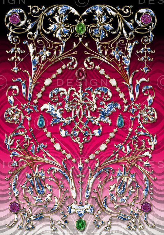 W-珠宝配饰/Jewellery印花花型图片