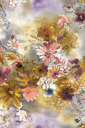 四方两方连续印花花型图片
